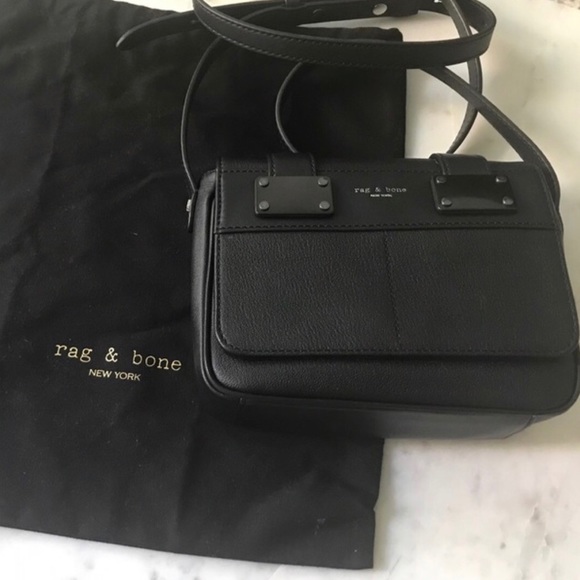New With Tags Rag & Bone Mini Pilot Leather Bag - Picture 2 of 3